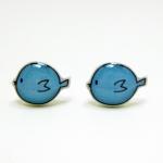 Blue Bird Earrings - Sterl..